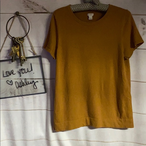 J. Crew Sweaters - J Crew; Mustard; Top; Sweater; Shirt; L
